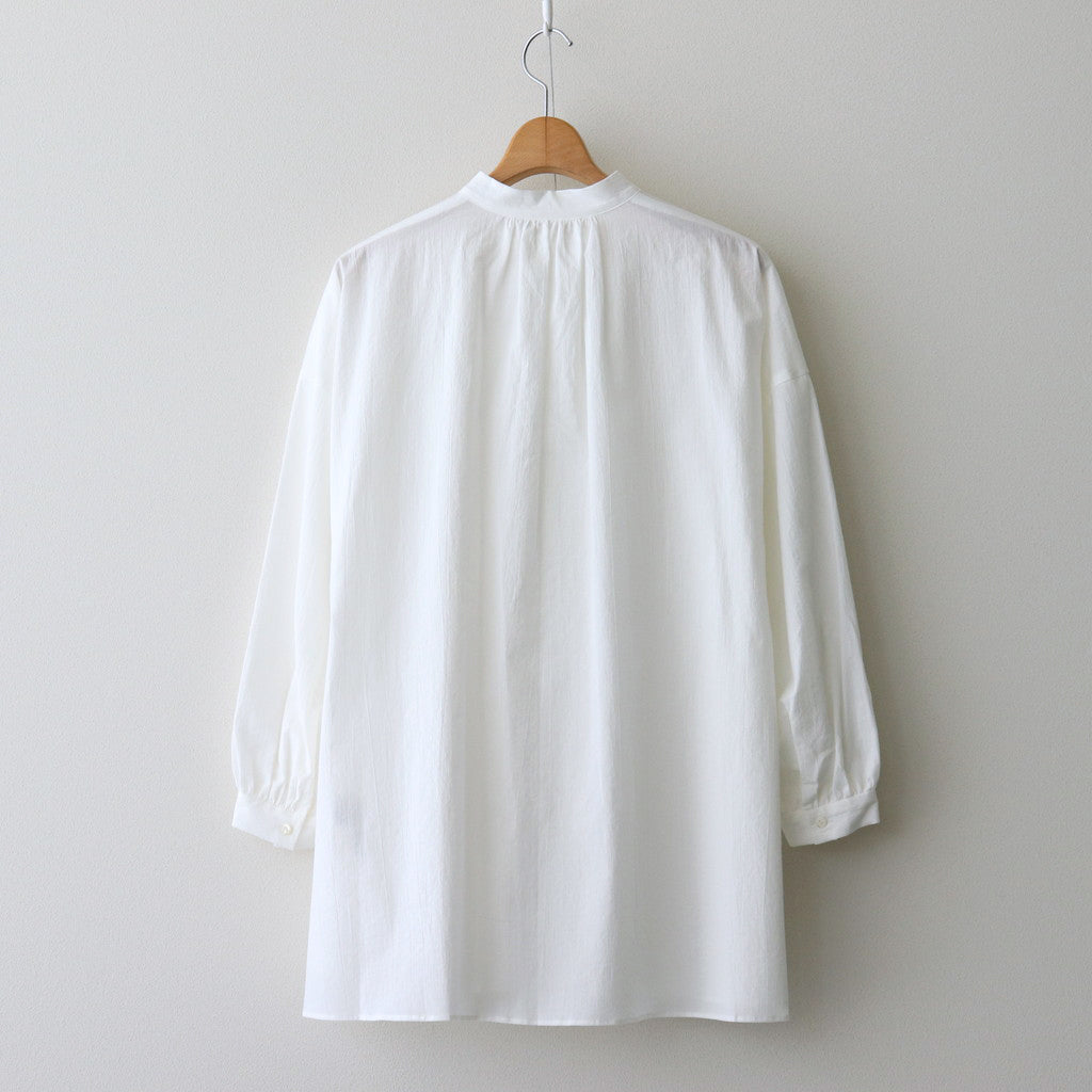 Flared blouse #white [TLF-125-sh003-vcg]