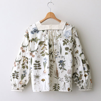 Fog collector's blouse #Off white [242603]