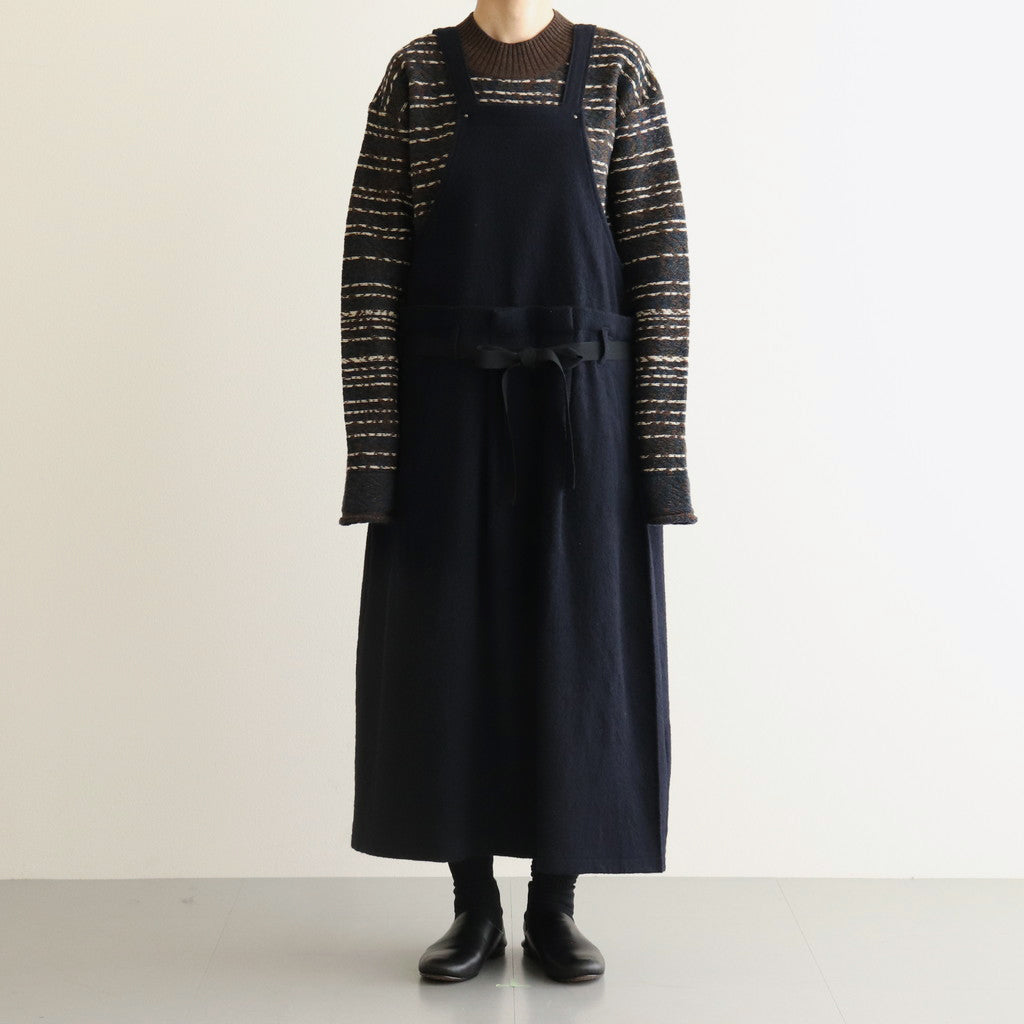 Sankayo apron dress #Navy [242401]