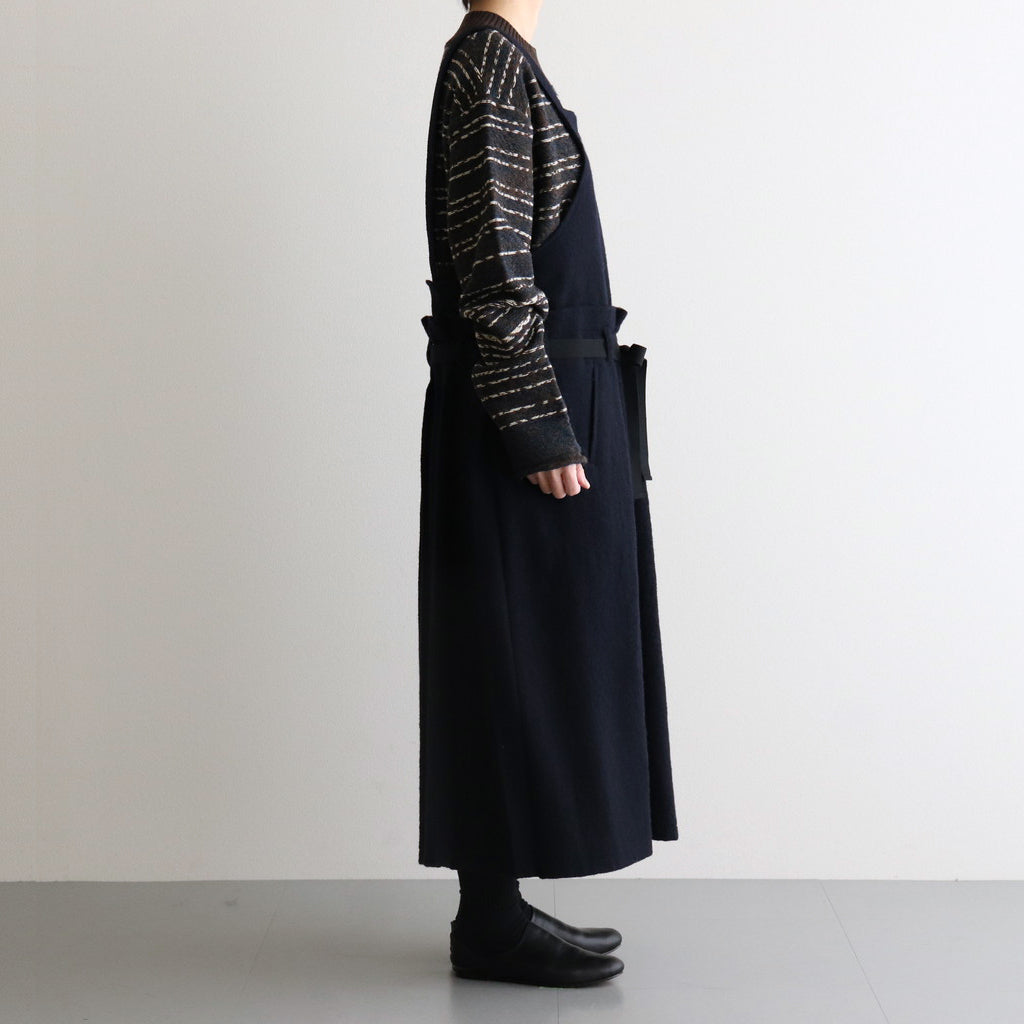 Sankayo apron dress #Navy [242401]