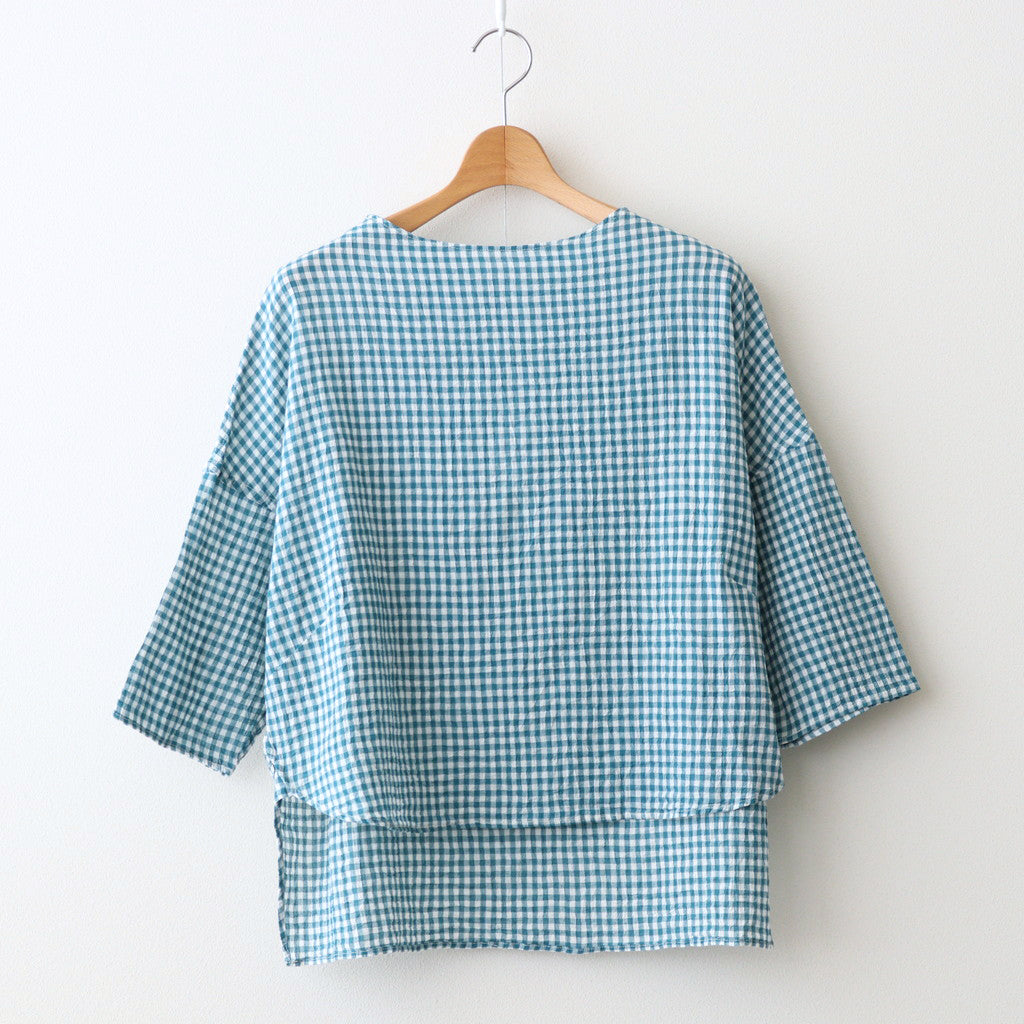ボイルギンガム EASEシャツ #GN [241808]