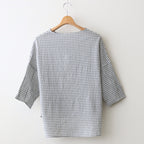 ボイルギンガム EASEシャツ #GRAY [241808]