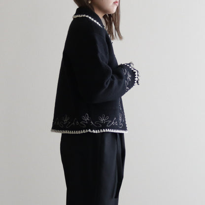 Kigansai fleece jacket #Black [232203]