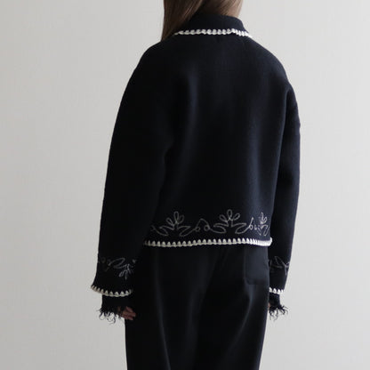 Kigansai fleece jacket #Black [232203]