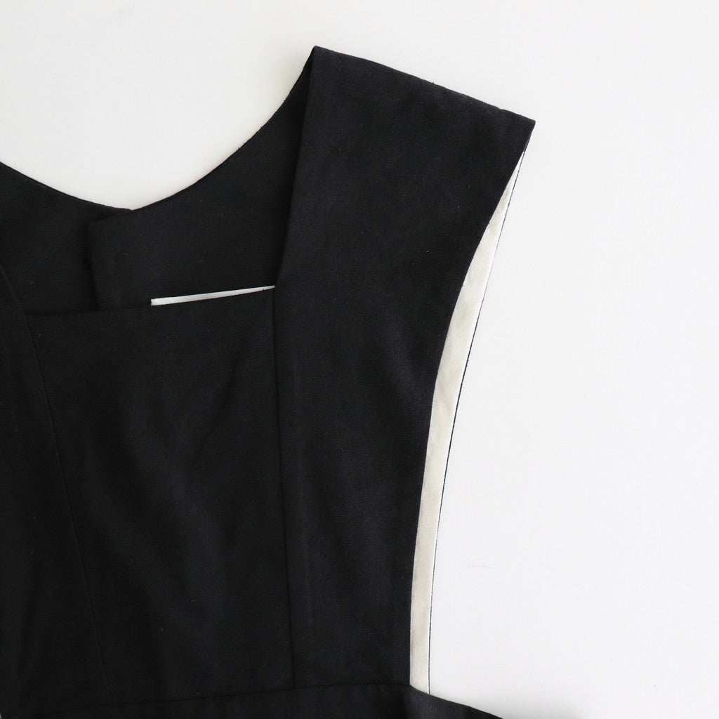 black pinafore dress #black [TLF-124-sk004-sn]