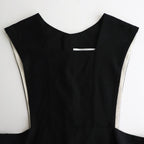 black pinafore dress #black [TLF-124-sk004-sn]