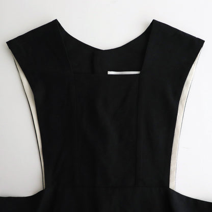 black pinafore dress #black [TLF-124-sk004-sn]