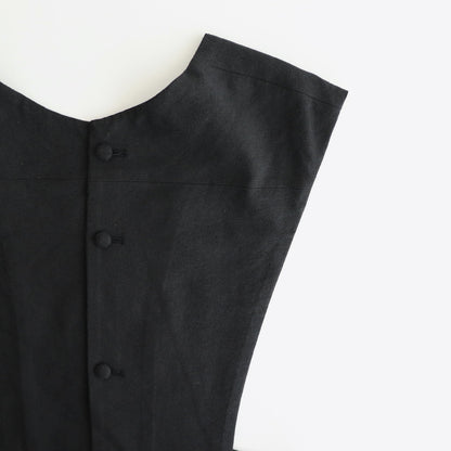 black pinafore dress #black [TLF-124-sk004-sn]