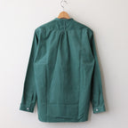HW collarless shirt #Green [232612]