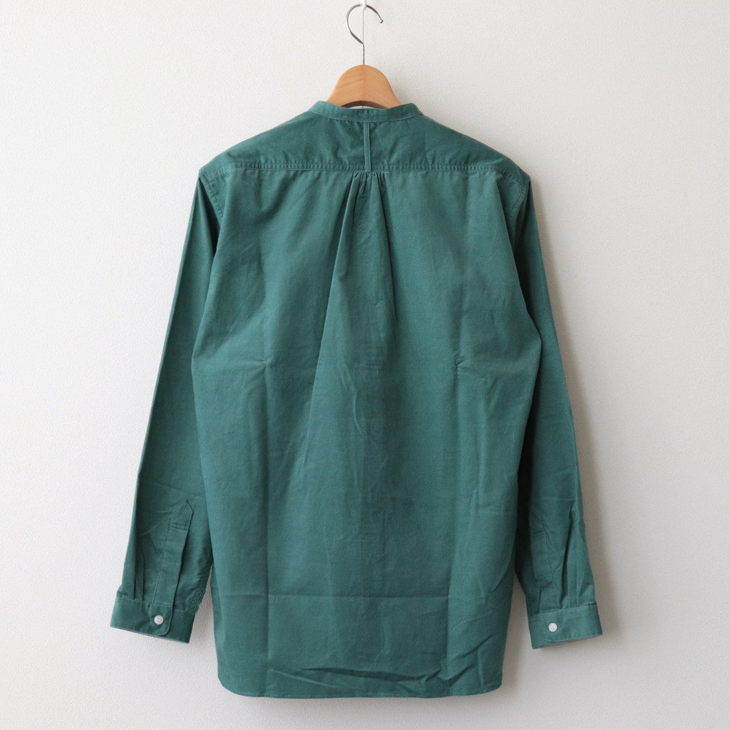 HW collarless shirt #Green [232612]