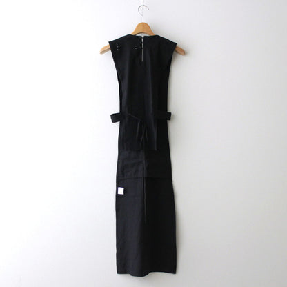 black pinafore vest #black [TLF-224-sk005-sn]