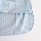 HW collarless shirt #Blue [232611]