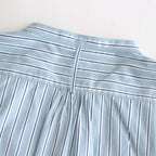 HW collarless shirt #Blue [232611]