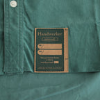 HW collarless shirt #Green [232612]
