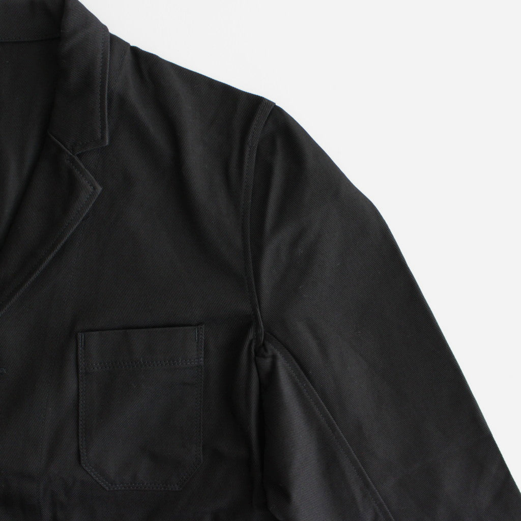 COTTON TWILL WORK COAT #black [no.6315]