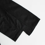 COTTON TWILL WORK COAT #black [no.6315]