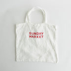 TOTE BAG #sunday market [no.6338]