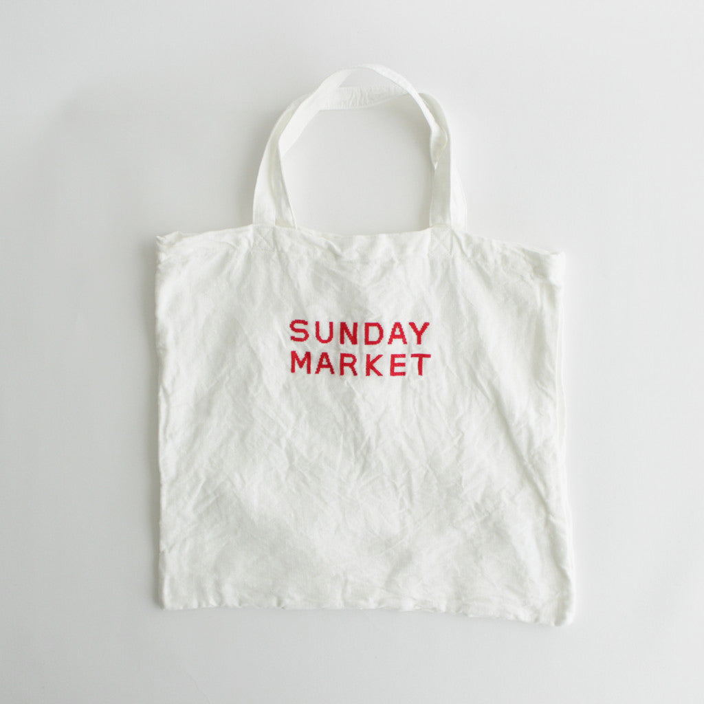 TOTE BAG #sunday market [no.6338]