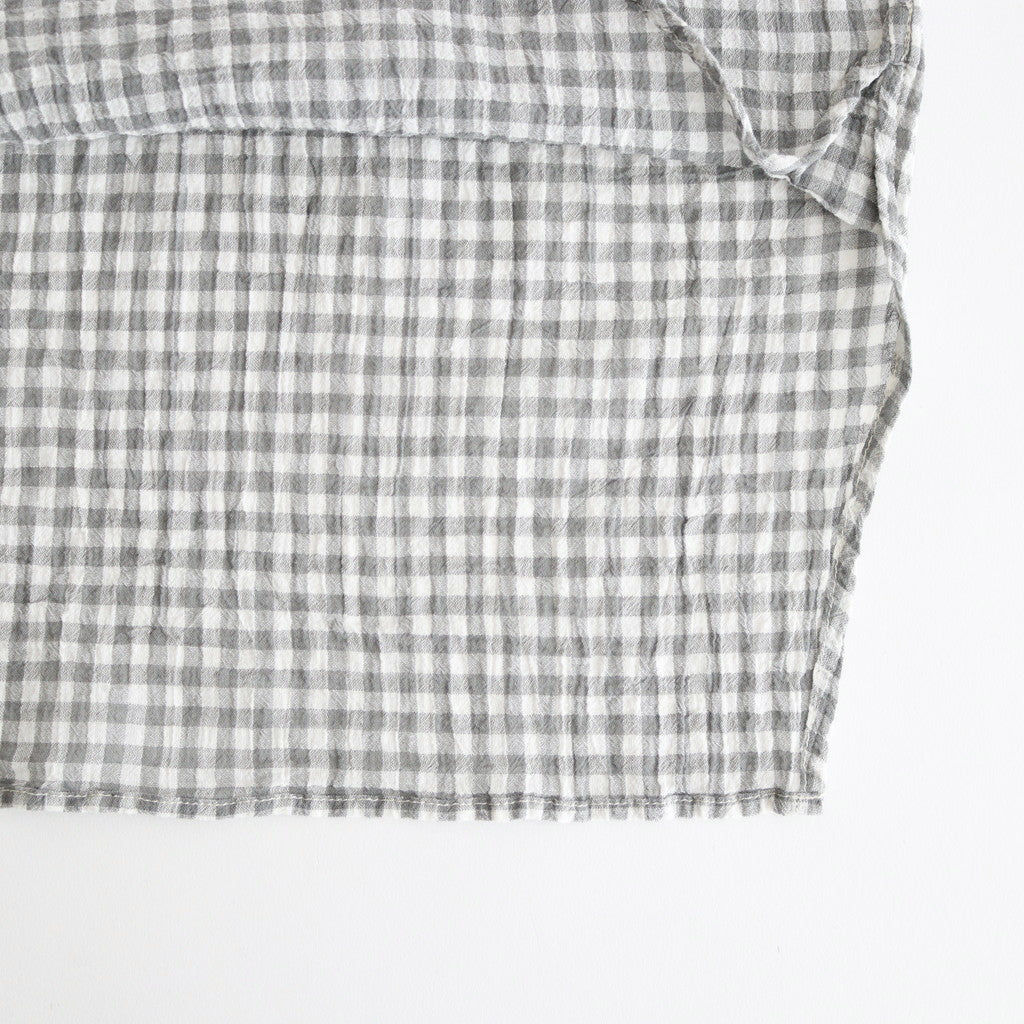 ボイルギンガム EASEシャツ #GRAY [241808]