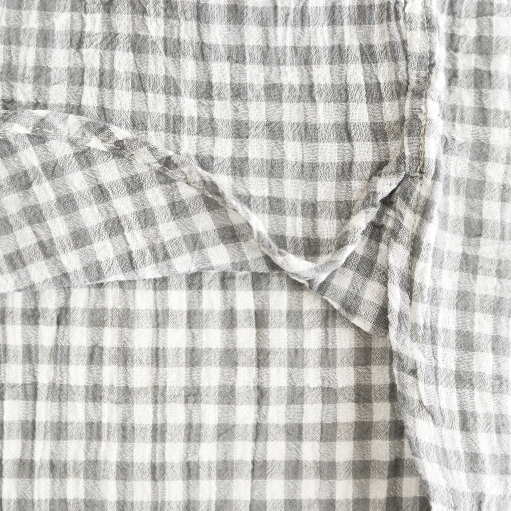 ボイルギンガム EASEシャツ #GRAY [241808]