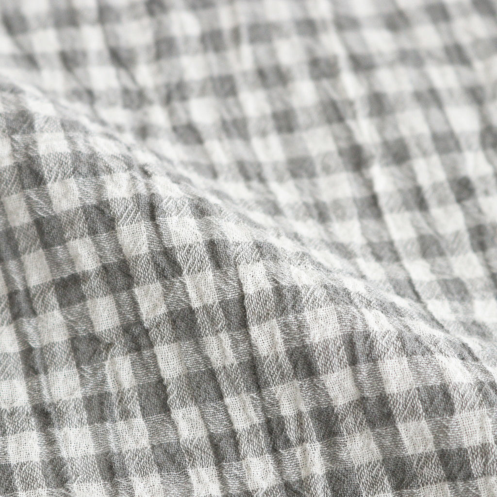 ボイルギンガム EASEシャツ #GRAY [241808]