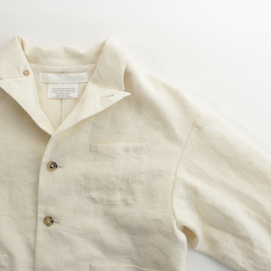 かたる月 logger jacket #ecru [TLF-224-jk002-vlw]
