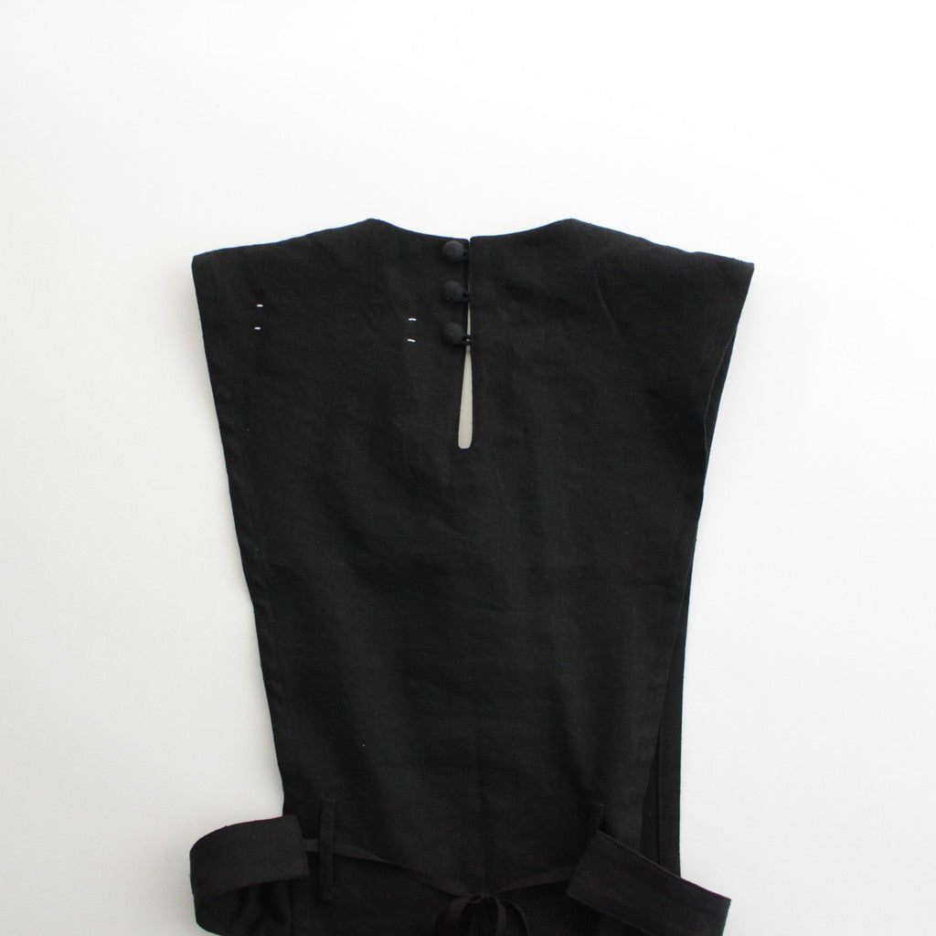 black pinafore vest #black [TLF-224-sk005-sn]