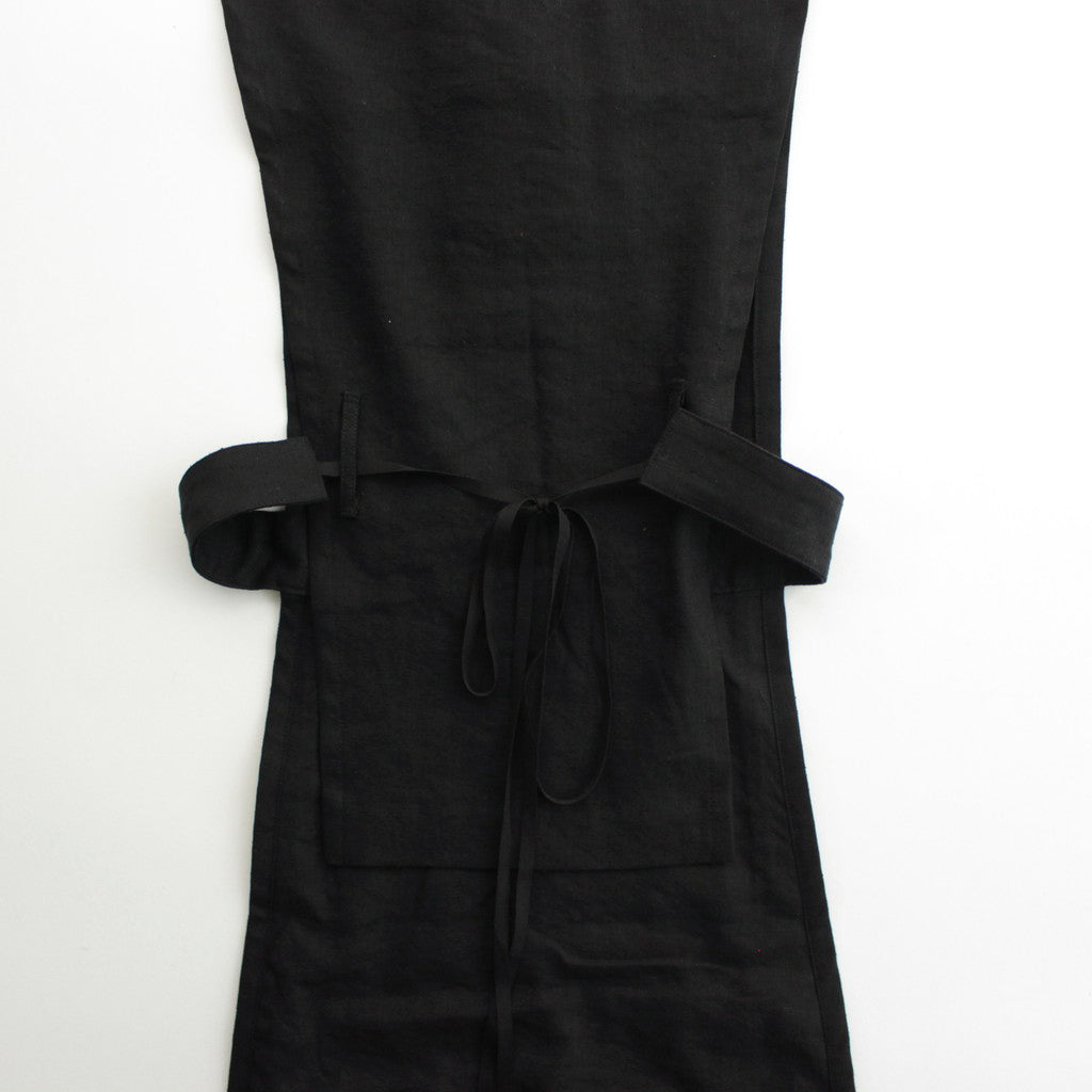 black pinafore vest #black [TLF-224-sk005-sn]