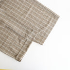 Cupra cotton check front tuck easy pants #KH [241802]