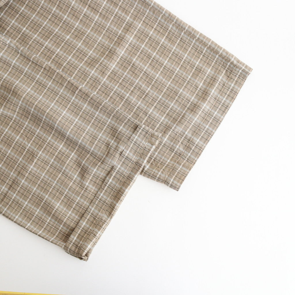 Cupra cotton check front tuck easy pants #KH [241802]