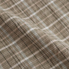 Cupra cotton check front tuck easy pants #KH [241802]
