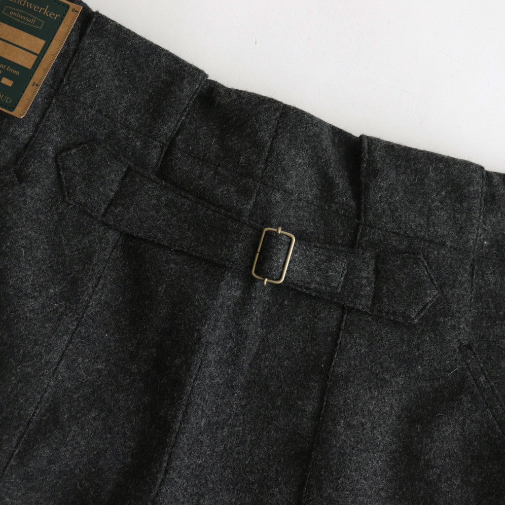 HW wide trousers #Dark grey [232508]