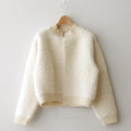 PILE KNIT CARDIGAN #WHITE [no.6491]