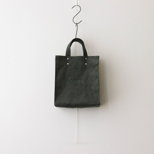 PAPER TOTE SMALL CORDUROY #OLIVE [TMB-2286H]