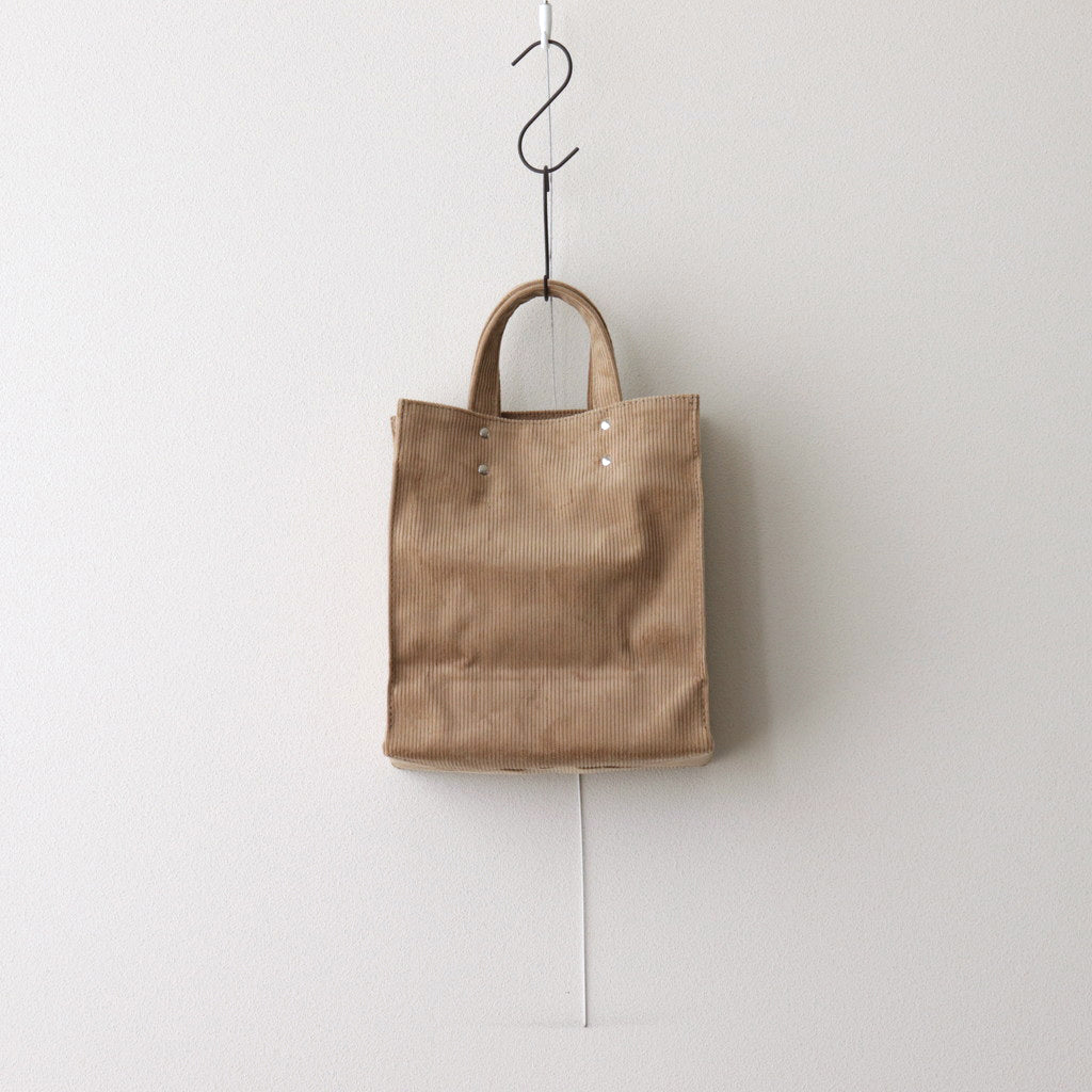 PAPER TOTE SMALL CORDUROY #BEIGE [TMB-2286H]