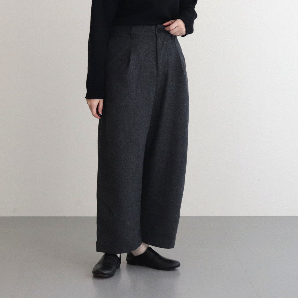 HW wide trousers #Dark grey [232508]