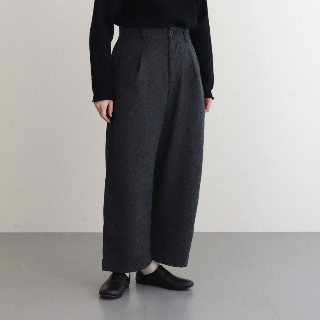 HW wide trousers #Dark grey [232508]
