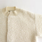 PILE KNIT CARDIGAN #WHITE [no.6491]