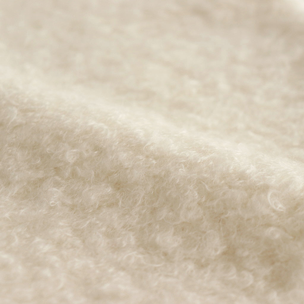 PILE KNIT GILET #WHITE [no.6492]