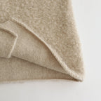 PILE KNIT GILET #WOOD BEIGE [no.6492]