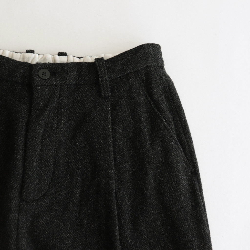 Original wool herringbone tuck PT #250 Black herringbone [TS223PT075]
