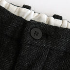 Original wool herringbone tuck PT #250 Black herringbone [TS223PT075]