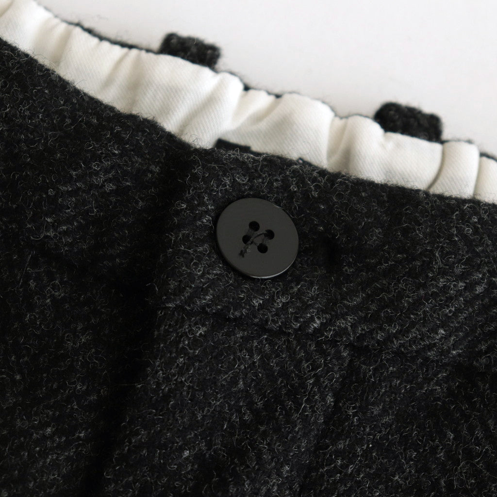 Original wool herringbone tuck PT #250 Black herringbone [TS223PT075]