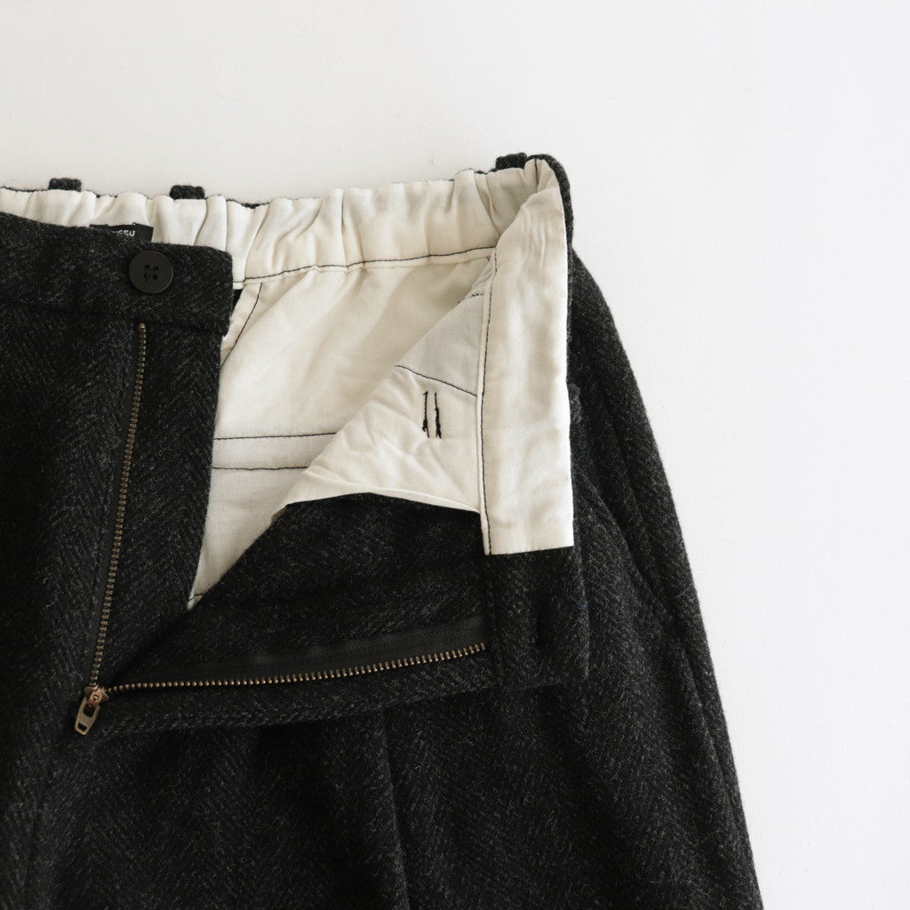 Original wool herringbone tuck PT #250 Black herringbone [TS223PT075]