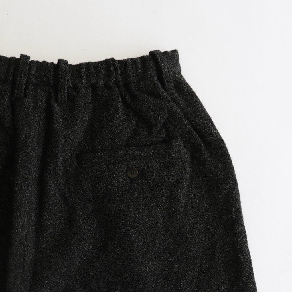 Original wool herringbone tuck PT #250 Black herringbone [TS223PT075]
