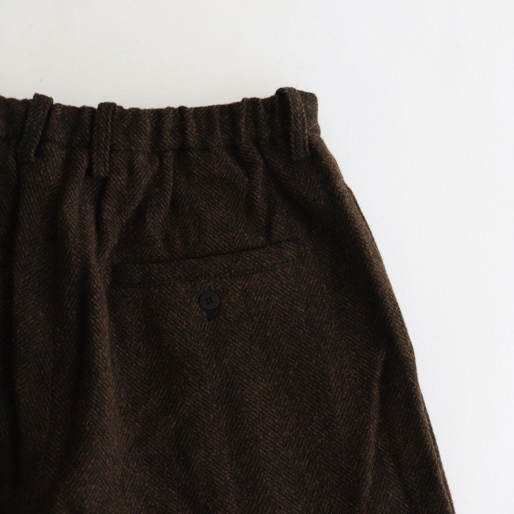 Original wool herringbone tuck PT #024 Brown herringbone [TS223PT075]