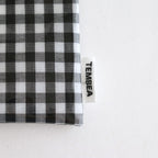 Drawstring bag POCHETTE GINGHAM #BLACK [TMB-2137A]