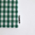 FLAT POUCH SMALL GINGHAM #GREEN [TMB-2310N]