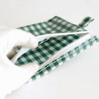 FLAT POUCH SMALL GINGHAM #GREEN [TMB-2310N]