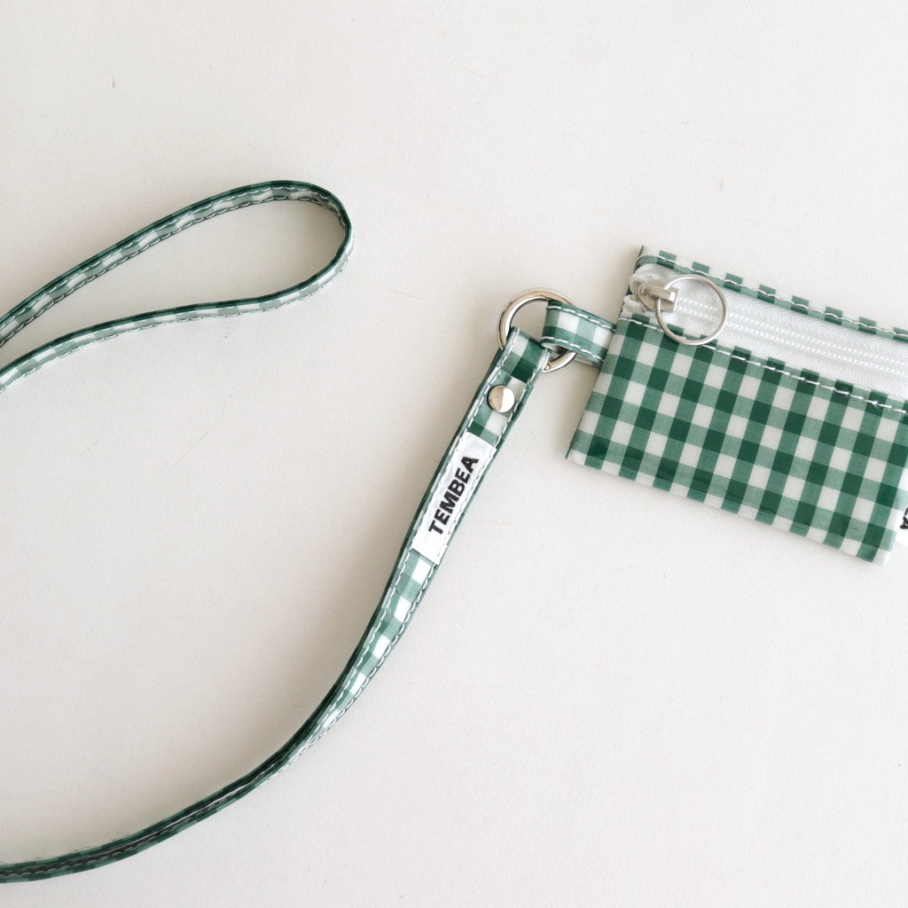 TASUKI STRAP LONG GINGHAM #GREEN [TMB-2353A]
